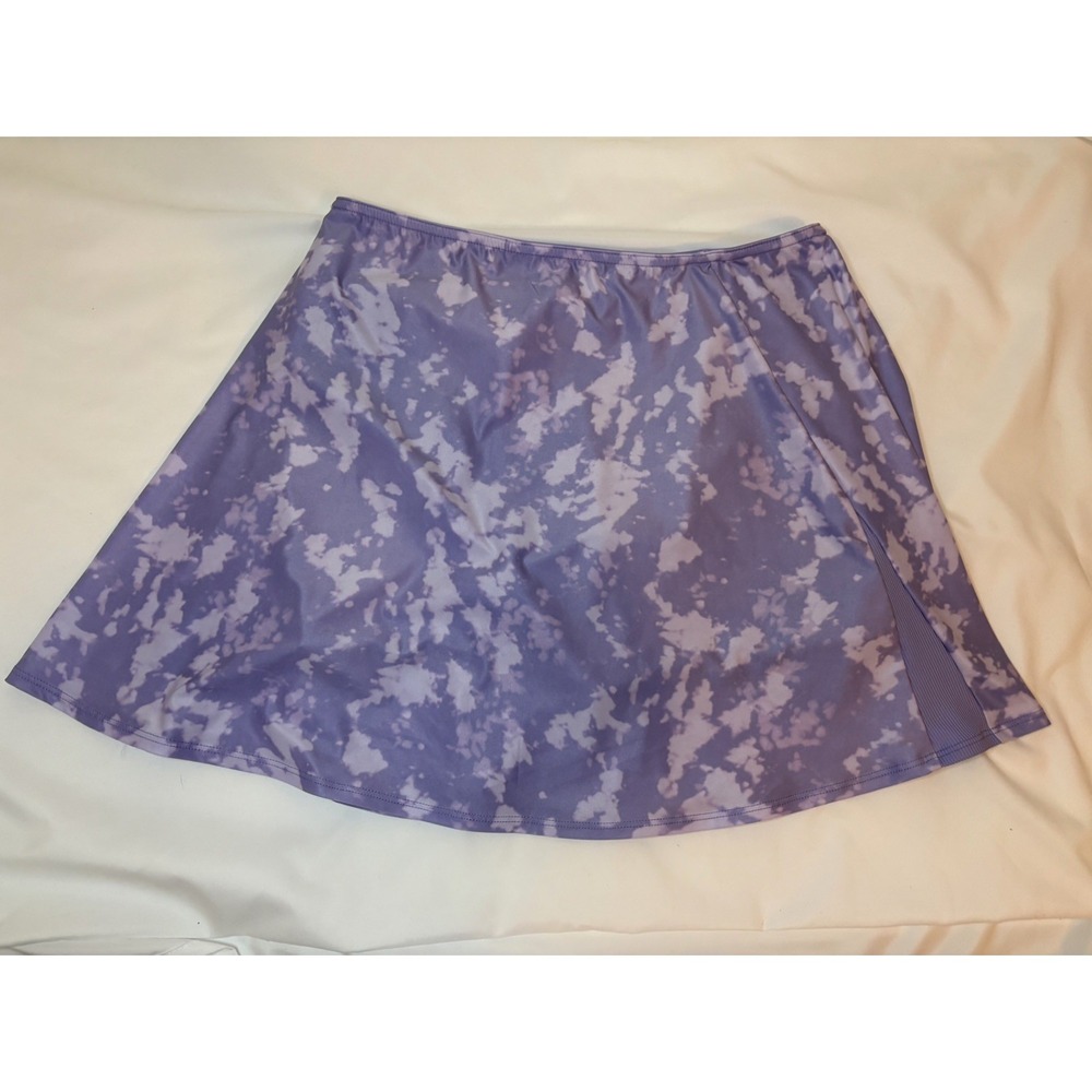 Nike Women's Victory Dri-FIT Flouncy Printed 15" Golf Skort Lilac Ice M - Picture 2 of 7